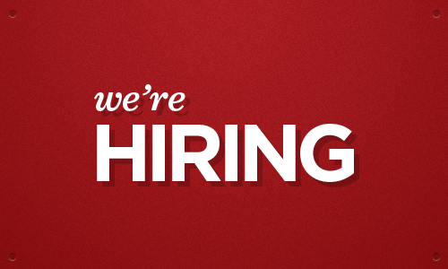 Job opening – Assistant