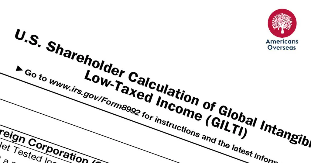 GILTI tax for Americans with a foreign company