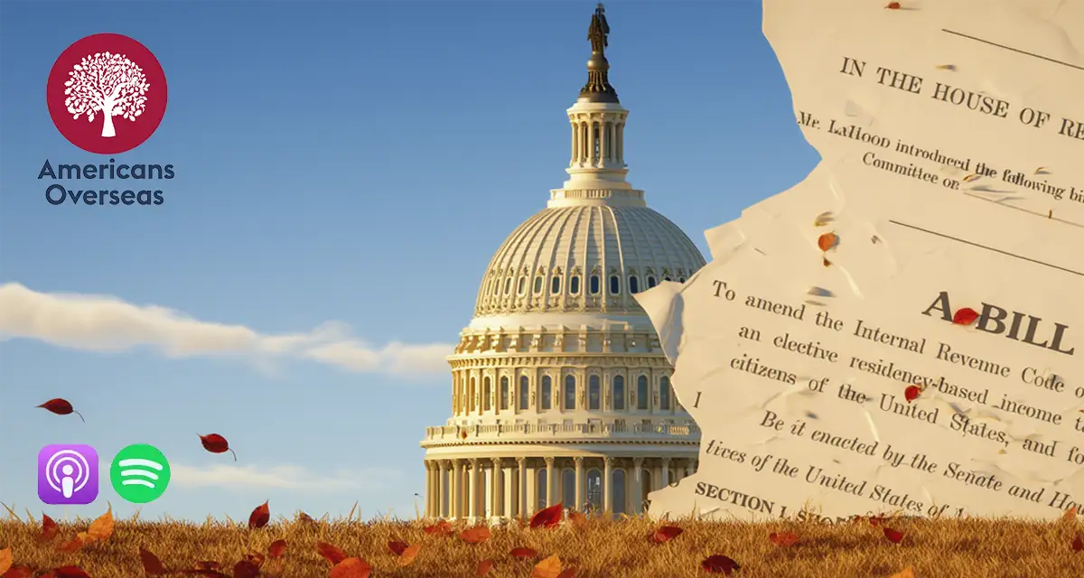 Image aboutAmerikanen in het buitenland en Residence-Based Taxation: Americans Overseas Podcast #9